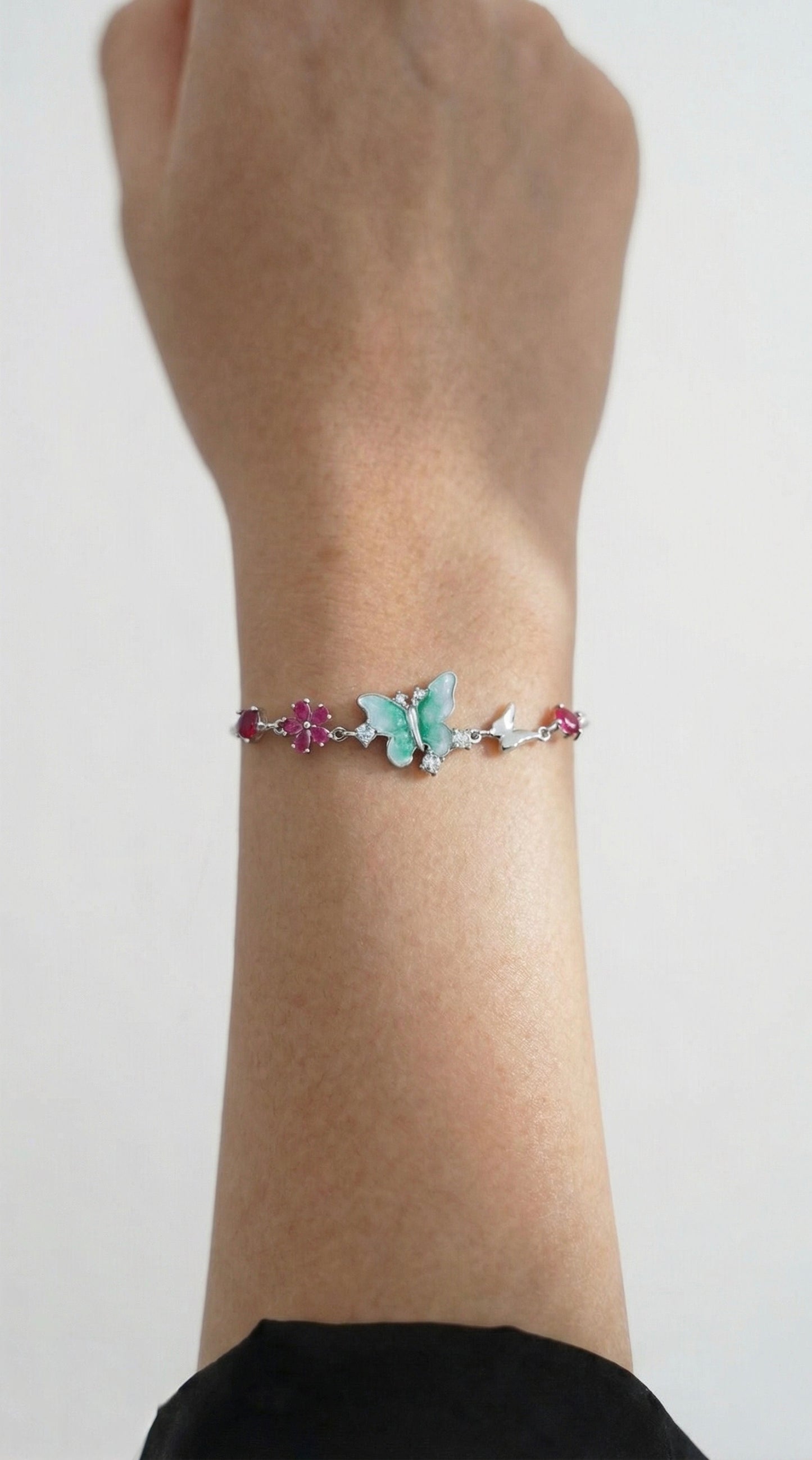 Butterfly Bracelet 925 silver