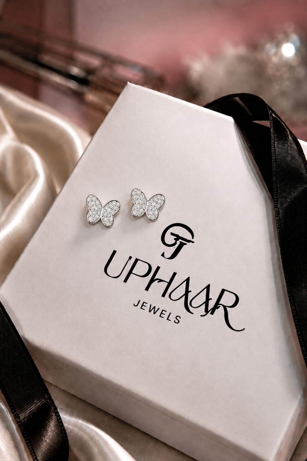 Sparkling Butterfly 925 Studs