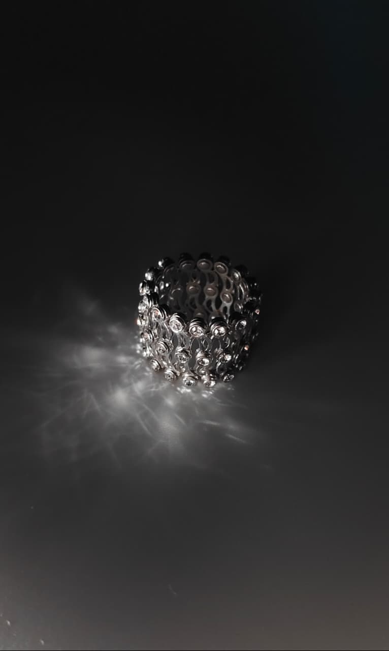 Two in One Ring cum Kada 925 Silver